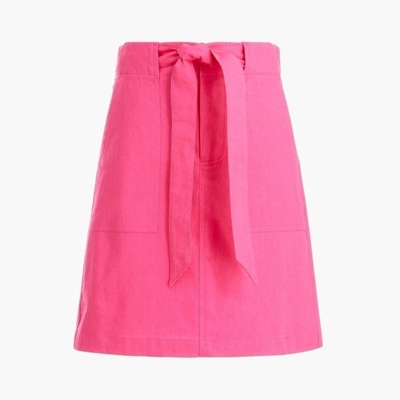 J. Crew Dresses & Skirts - J. Crew‎ Linen-cotton utility skirt